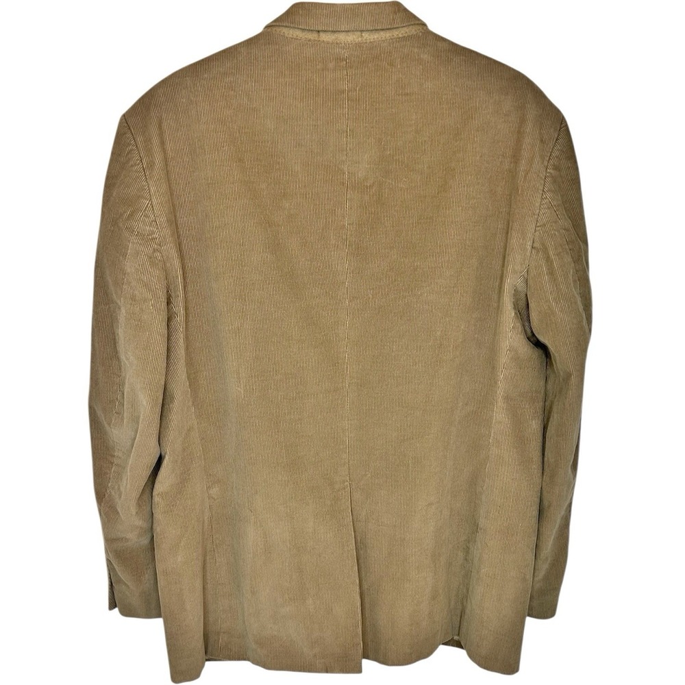 Joseph Feiss Corduroy Blazer Jacket 48R 48 Regular Tan Brown Sport Coat Vintage - Picture 3 of 9